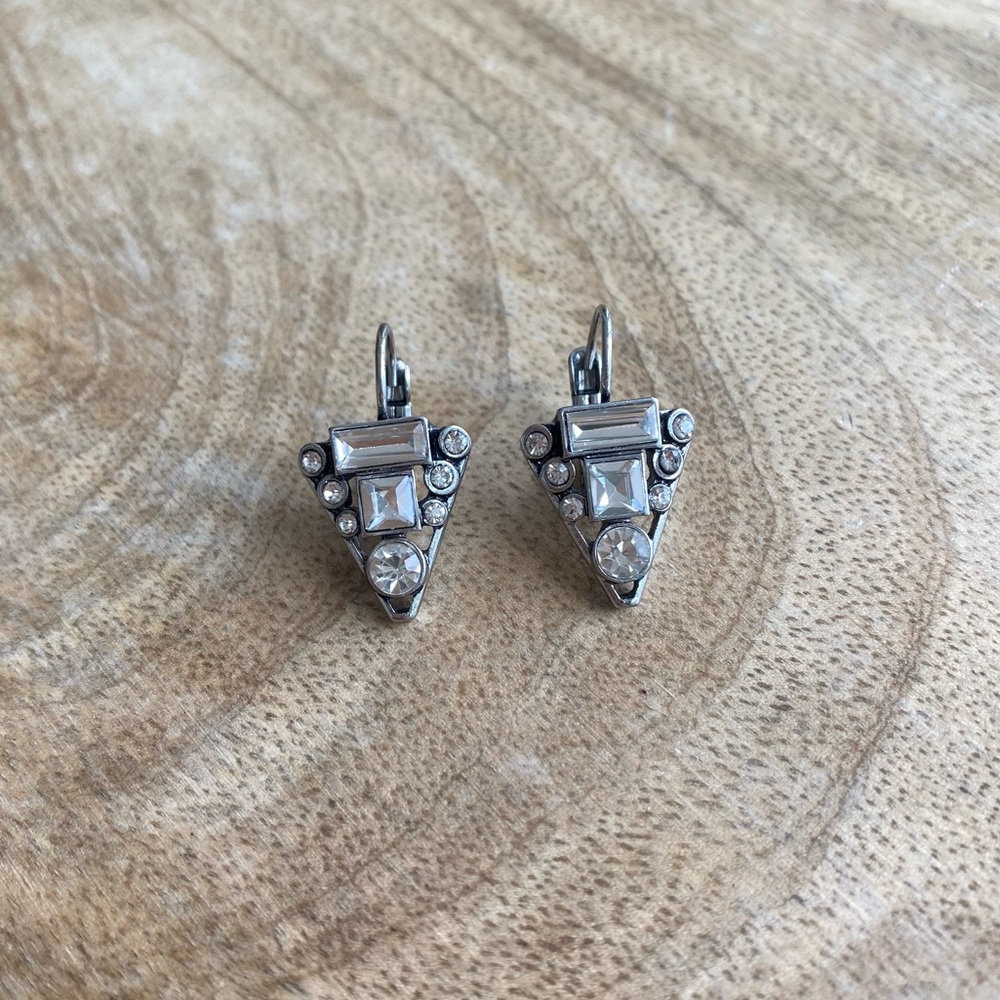 Chloe + Isabel Diamond Triangle Teardrop Earrings